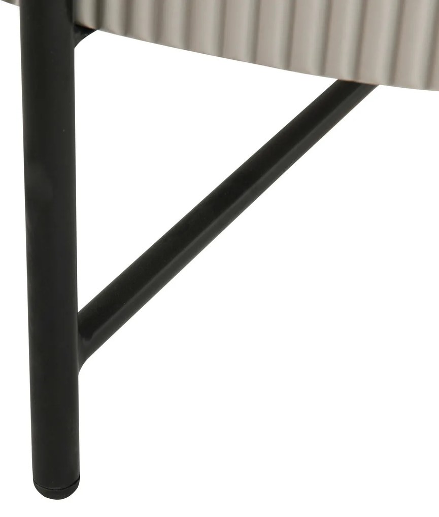 Milo Coffee Table ø80x40 Grey