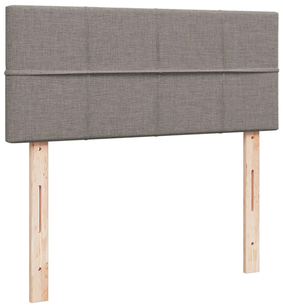 ΚΡΕΒΑΤΙ BOXSPRING ΜΕ ΣΤΡΩΜΑ TAUPE 120X190 ΕΚ. ΥΦΑΣΜΑΤΙΝΟ 3289311