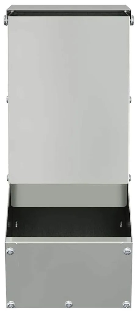 vidaXL Ταΐστρα Χαμστεριών Ασημί 12,5 x 26 x 28,5 εκ