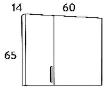 Καθρέπτης μπάνιου SIENA 65 Harmony New 60x14x65 εκ. 60x14x65 εκ.