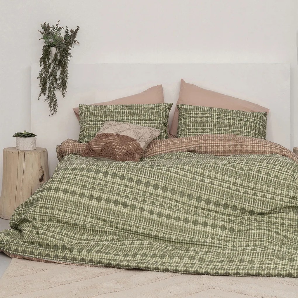 Παπλωματοθήκη Μονή (Σετ 170x250) 2 Όψεων Palamaiki Fashion FL6177