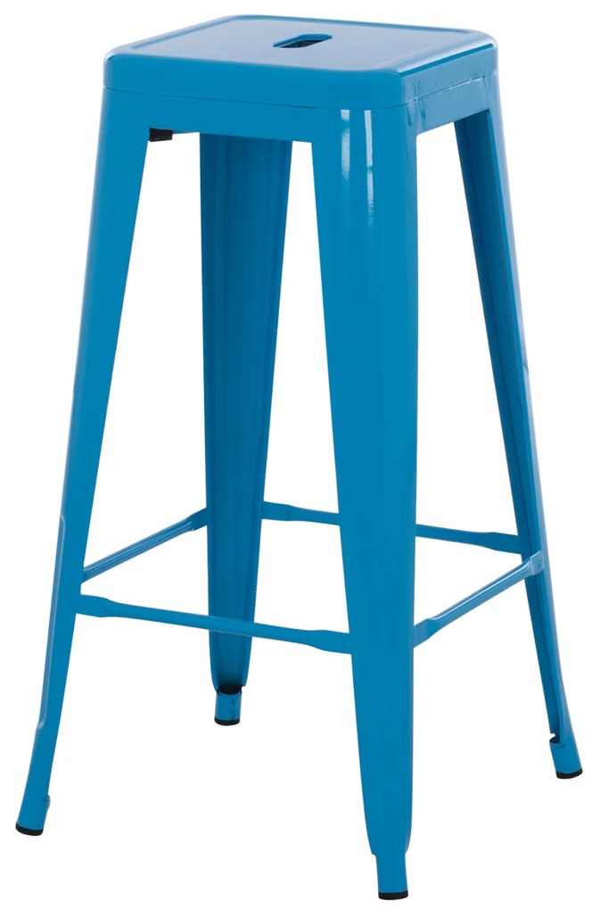 ΣΚΑΜΠΟ ΜΠΑΡ ΜΕΤΑΛΛΙΚΟ MELITA-PRO HM8642.48 ΣΕ ΜΠΛΕ 43x43x78Υεκ. (1 Τεμμάχια)
