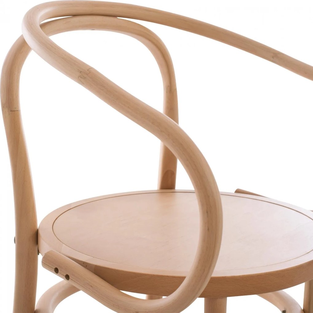 Καρέκλα-Πολυθρόνα JANELLE Ξύλινη Οξιά Φυσικό 56x52x82Υεκ. 56x52x82 εκ.