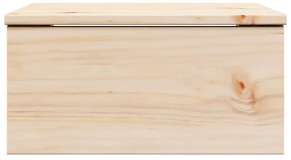 vidaXL Κομοδίνο με συρτάρι Καφέ 37 x 35 x 18.5 εκ Μασίφ ξύλο πεύκου