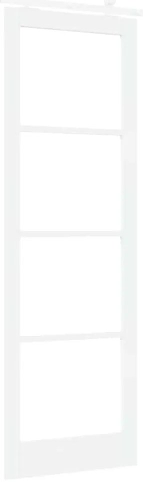 vidaXL Συρόμενη Πόρτα ORKDAL Λευκό 78 x 232 cm Ξύλο και μέταλλο