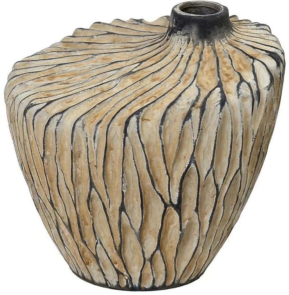 Βάζο TAS246 15,2x15,2x15,3cm Beige Espiel Κεραμικό
