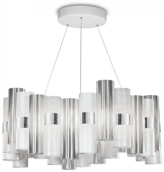 Κρεμαστό Φωτιστικό Οροφής LED 80W Dimmable Φ80cm La Lollo Large Slamp-LALSL00WHT01T00NMTEU-Λευκό LALSL00WHT01T00NMTEU