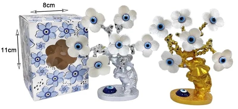 Διακοσμητικό με μπλε μάτια - Decoration with eyes
