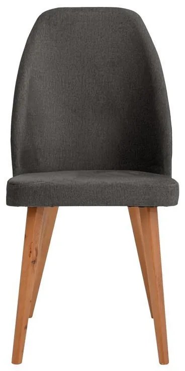 Καρέκλα τραπεζαρίας New Melanie Fylliana Ύφασμα Γκρι 46x48x93εκ. 2αδα 46x48x93 εκ.