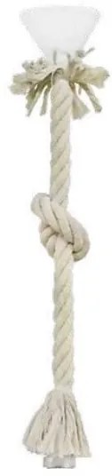 Κρεμαστό Φωτιστικό Οροφής E27K 1L ROPE MAC-RING Λευκό 31-1099 Heronia-31-1099-Λευκό 31-1099