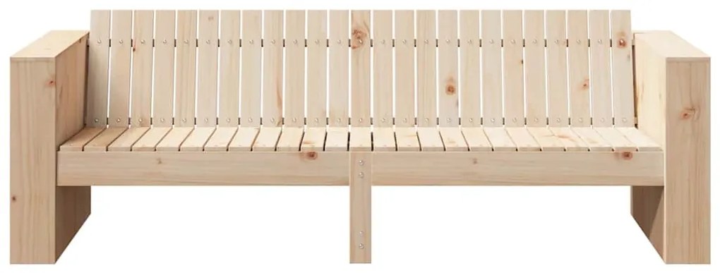 vidaXL Καναπές Κήπου Καφέ 185.5 x 60 x 62 εκ. Μασίφ ξύλο πεύκου