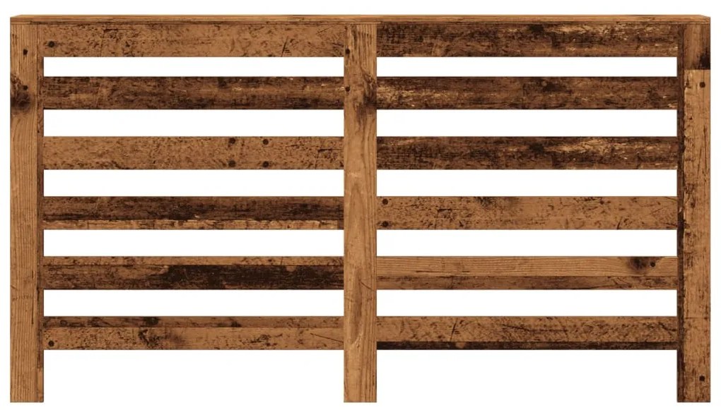 vidaXL Κάλυμμα Καλοριφέρ Όψη Παλαιού Ξύλου 149x20x82 εκ. Επεξ. Ξύλο