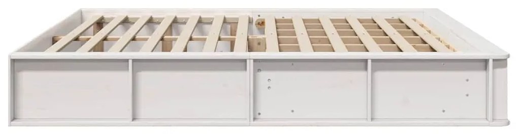 vidaXL Σκελετός Κρεβατιού Λευκό 180 x 200 cm Στερεά ξυλεία πεύκου