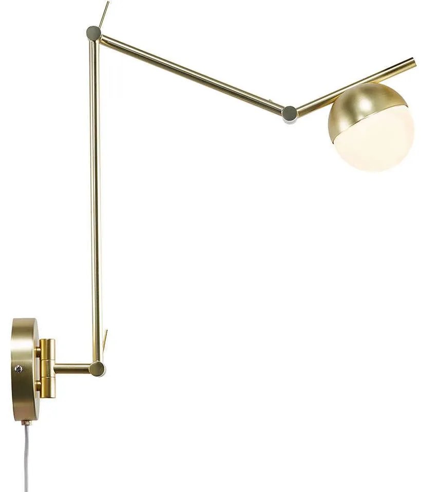 Φωτιστικό Τοίχου - Οροφής Contina 2010971035 73,6x37,2 1xG9 5W Brass Nordlux Μέταλλο,Γυαλί