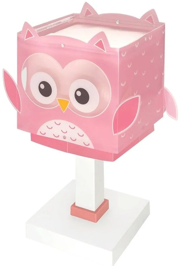 Φωτιστικό Επιτραπέζιο Little Pink Owl 64481 16x16x22cm 1xE14 8W Pink Ango