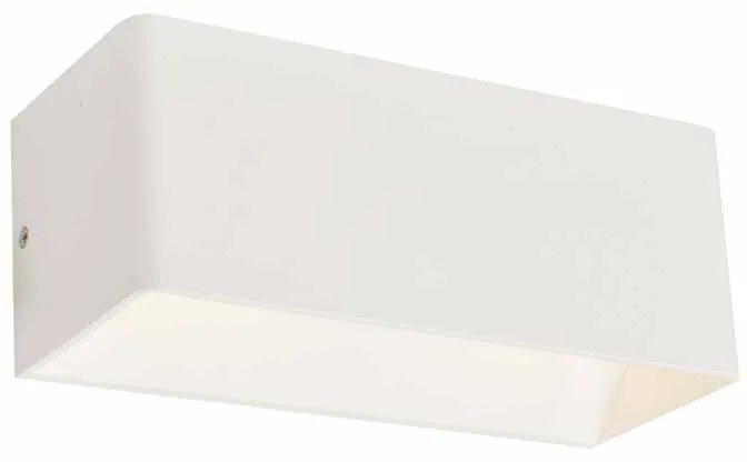 Απλίκα Τοίχου LED Aca Nephele L35037L White Matt