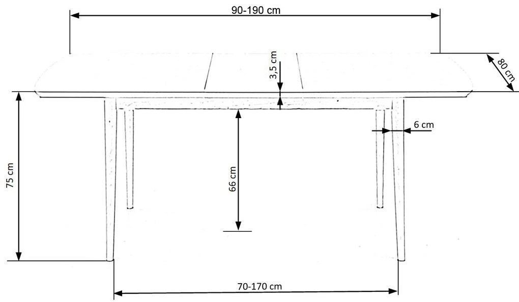 BARRET table DIOMMI V-PL-BARRET-ST