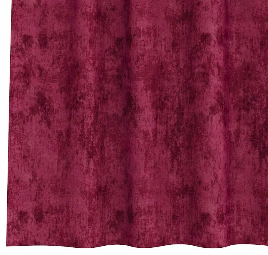 vidaXL Κουρτίνα με κουρτίνες 2 pcs Κόκκινο 140 x 140 cm Βελούδο