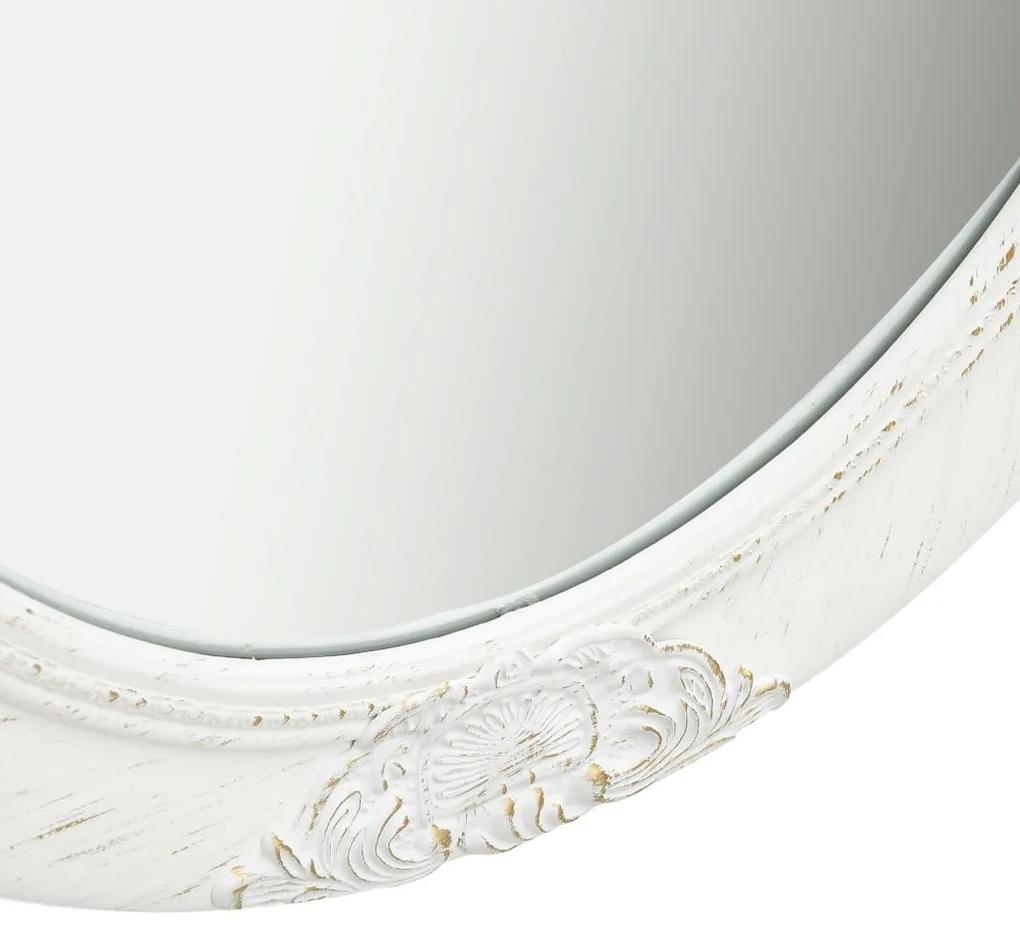 Καθρέφτης Τοίχου με Μπαρόκ Στιλ Λευκός 50 x 70 εκ. - Λευκό