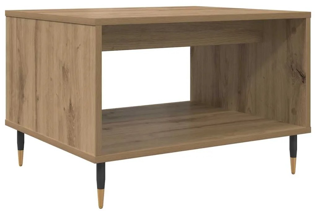 vidaXL Τραπεζάκι σαλονιού artisan δρυς 60 x 50 x 40 εκ