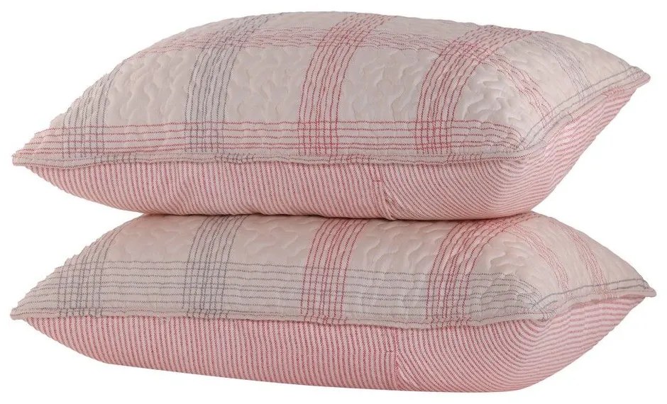 Μαξιλαροθήκες Bradford (Σετ 2τμχ) Pink Nef-Nef 52X72 Microfiber-Polyester