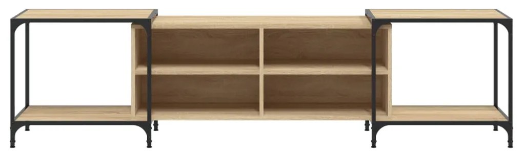 vidaXL Έπιπλο Τηλεόρασης Sonoma Δρυς 203x37x50 εκ. Επεξεργασμένο Ξύλο