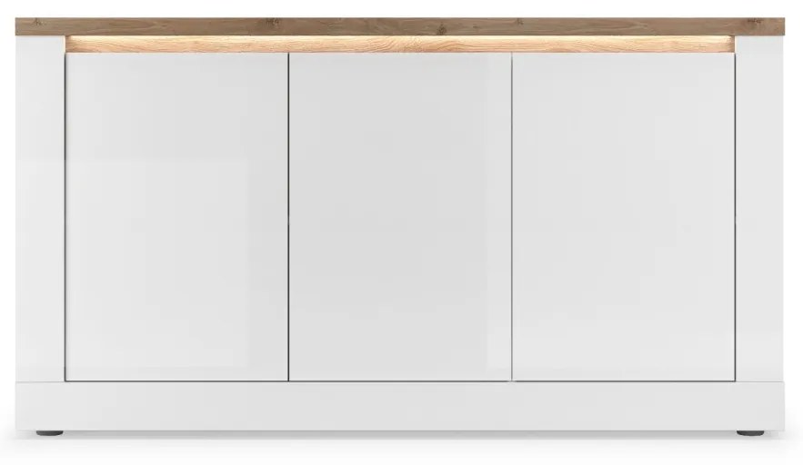Έπιπλο Τηλεόρασης Ανθρακί Οξειδωμένο 121x43x57