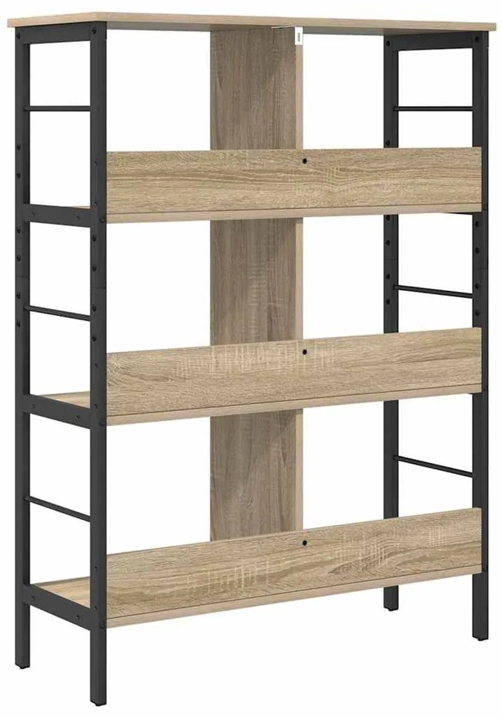 vidaXL Ράφι Βιβλίων Δρύς Sonoma 82 x 32 x 112 εκ. Επεξεργασμένο ξύλο