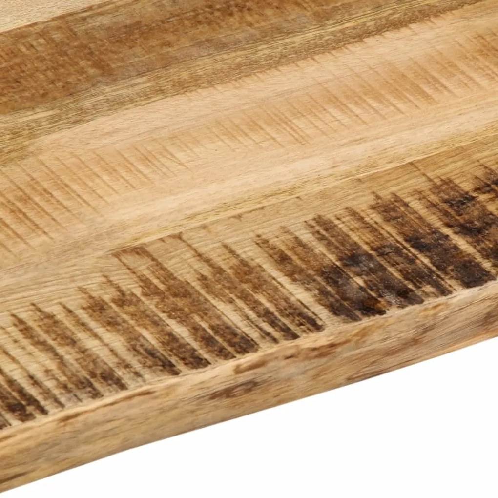 vidaXL Επιφάνεια Τραπεζιού 90x60x3,8 εκ. Live Edge Μασίφ Ξύλο Μάνγκο