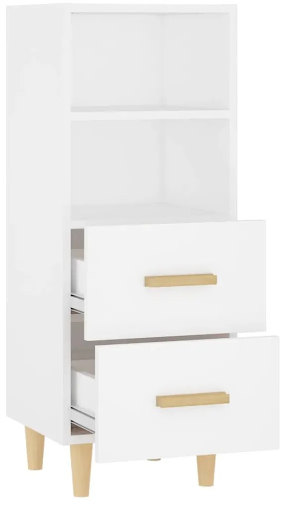 vidaXL Ντουλάπι Λευκό 34,5 x 34 x 90 εκ. από Επεξεργασμένο Ξύλο