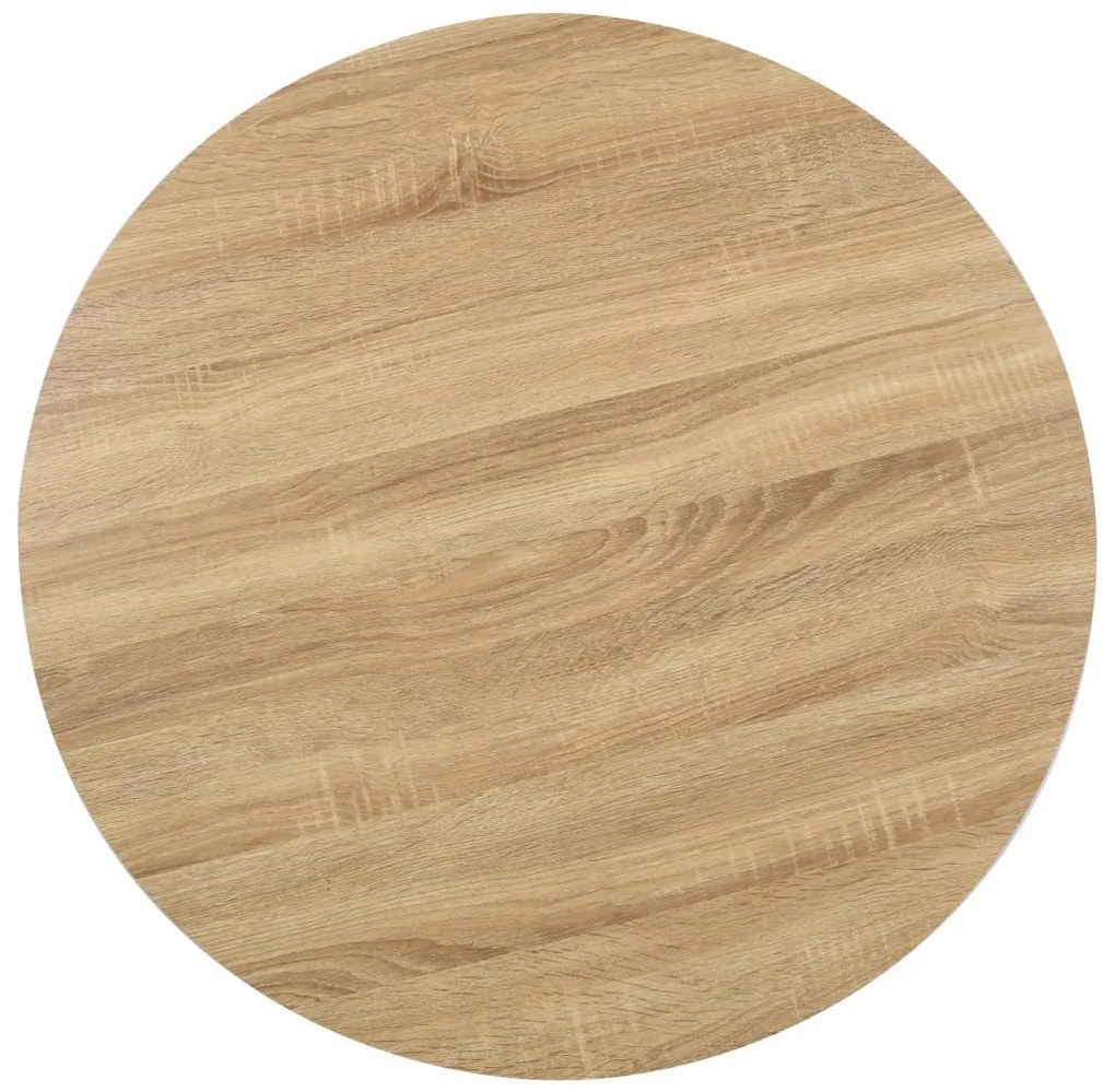 vidaXL Τραπέζι Bistro Ανοιχτό Καφέ 80 εκ. από MDF