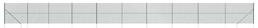 vidaXL Συρματόπλεγμα Περίφραξης Πράσινο 2,2 x 25 μ. με Καρφωτές Βάσεις