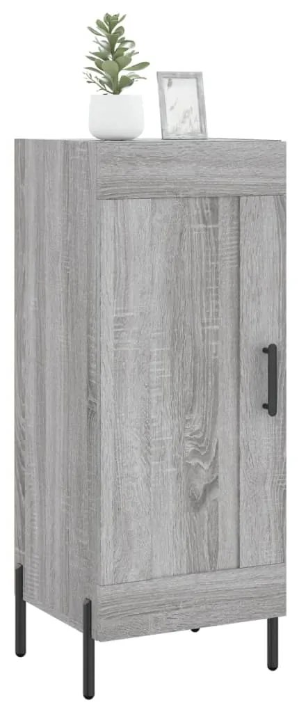 vidaXL Ντουλάπι Γκρι Sonoma 34,5x34x90 εκ. από Επεξεργασμένο Ξύλο