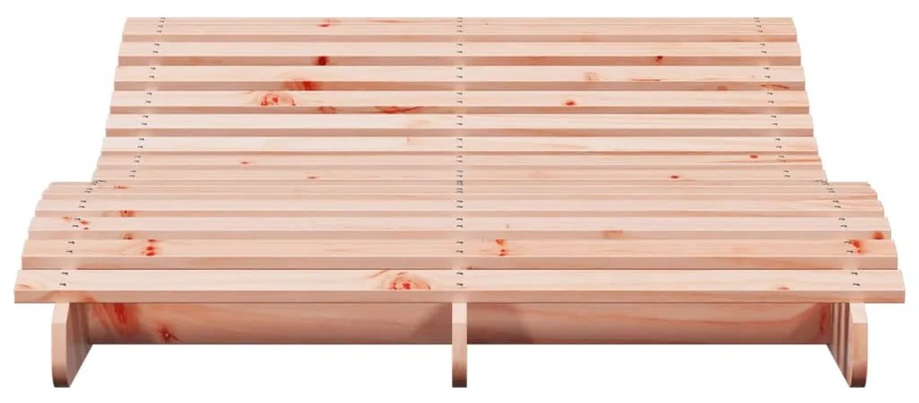 vidaXL Ξαπλώστρα 205x110x31,5 εκ. από Μασίφ Ξύλο Ψευδοτσούγκας