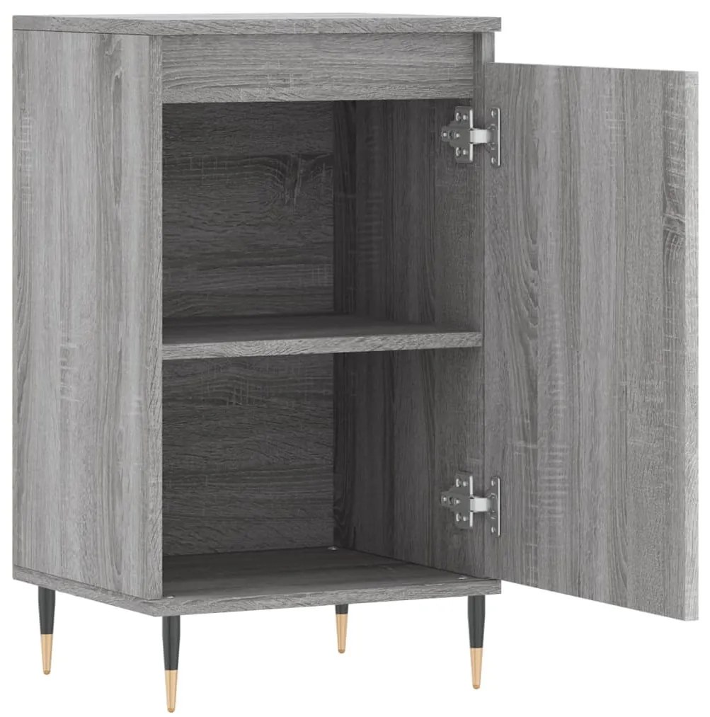vidaXL Ντουλάπια 2 τεμ. Γκρι Sonoma 40x35x70 εκ. Επεξεργασμένο Ξύλο