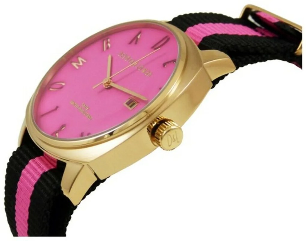 Ανδρικά Ρολόγια Devota & Lomba DL008MSPBK-PK Ροζ (Ø 42 mm)
