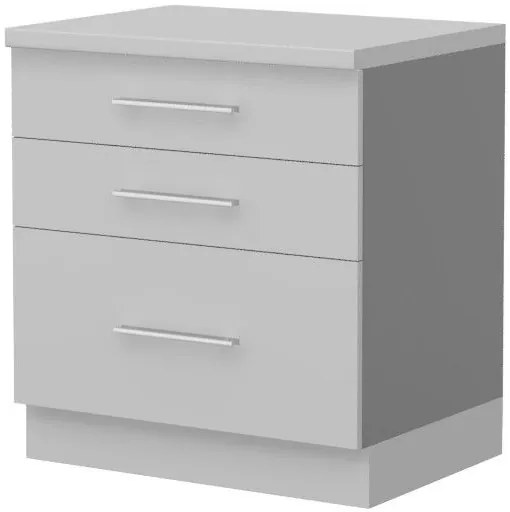 Πλαϊνό πάνελ επιδαπέδιου ντουλαπιού Tahoma LBP-F-Γραφίτης