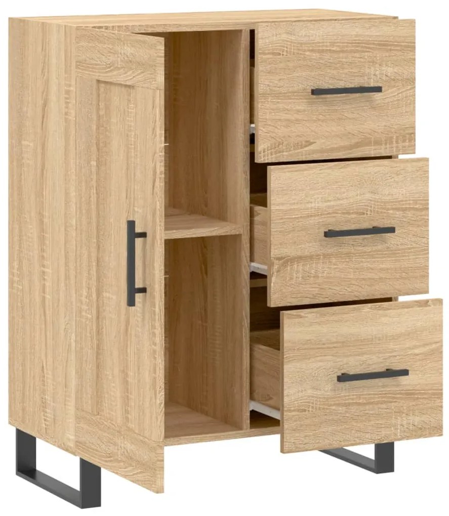 vidaXL Ντουλάπι Sonoma Δρυς 69,5 x 34 x 90 εκ. από Επεξεργασμένο Ξύλο