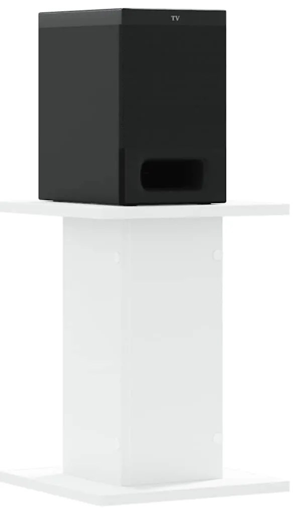 vidaXL Βάσεις Ηχείων 2 Τεμ. Λευκή 30x30x40 εκ. Επεξ. Ξύλο