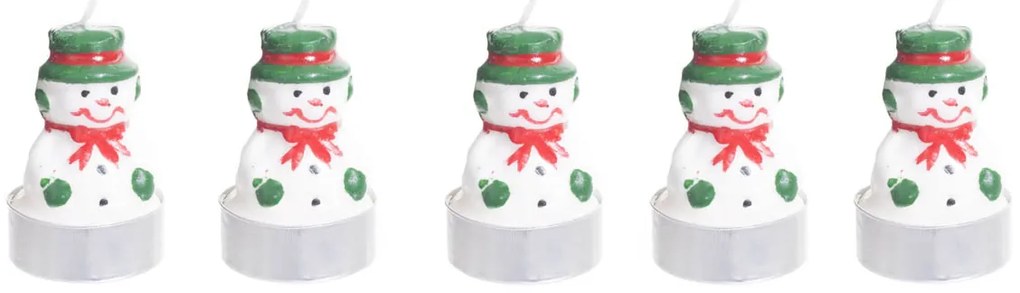 Χριστουγεννιάτικα Κεριά Ρεσώ (Σετ 5τμχ) A-S Snowman 113559