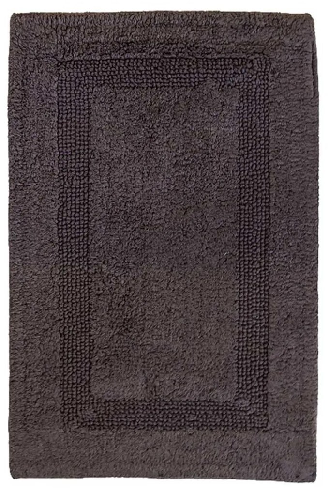 Πατάκι Μπάνιου Cutloop 05580.003 Anthracite 45 X 65 45x65cm 100% Βαμβάκι