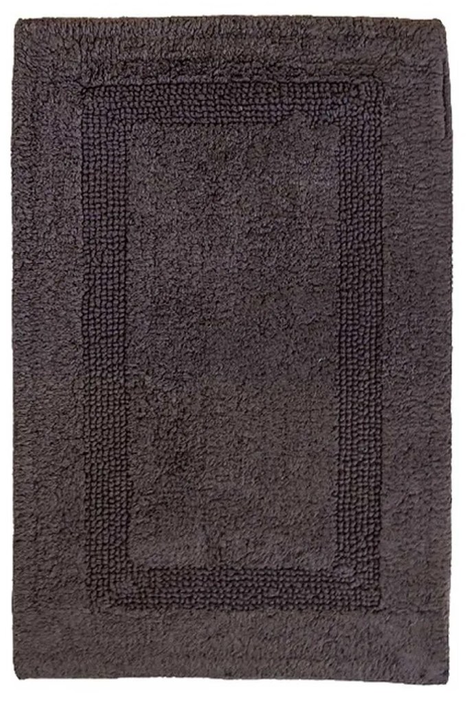 Πατάκι Μπάνιου Cutloop 05580.003 Anthracite 45 X 65 45x65cm 100% Cotton