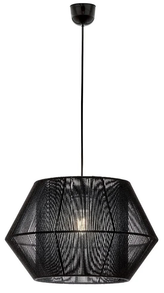 Φωτιστικό Οροφής Zaira 4198101 Black Viokef Rope