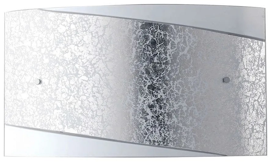Φωτιστικό Τοίχου - Απλίκα I-Paris /3520 SIL 8031440353649 Silver Luce Ambiente Design Glass