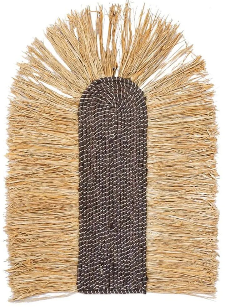 Διακοσμητικό Τοίχου Ramzon 337-000034 84x65x2cm Natural Inart Φυσικό Στάχυ