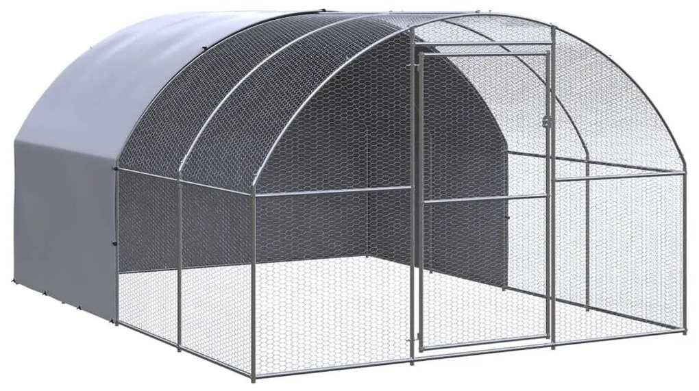 Κοτέτσι Εξωτερικού Χώρου 3 x 4 x 2 μ. από Γαλβανισμένο Χάλυβα