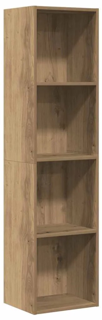 vidaXL Ντουλάπι βιβλίου/ΤV Ντουλάπι Artisan Oak 36x30x143cm