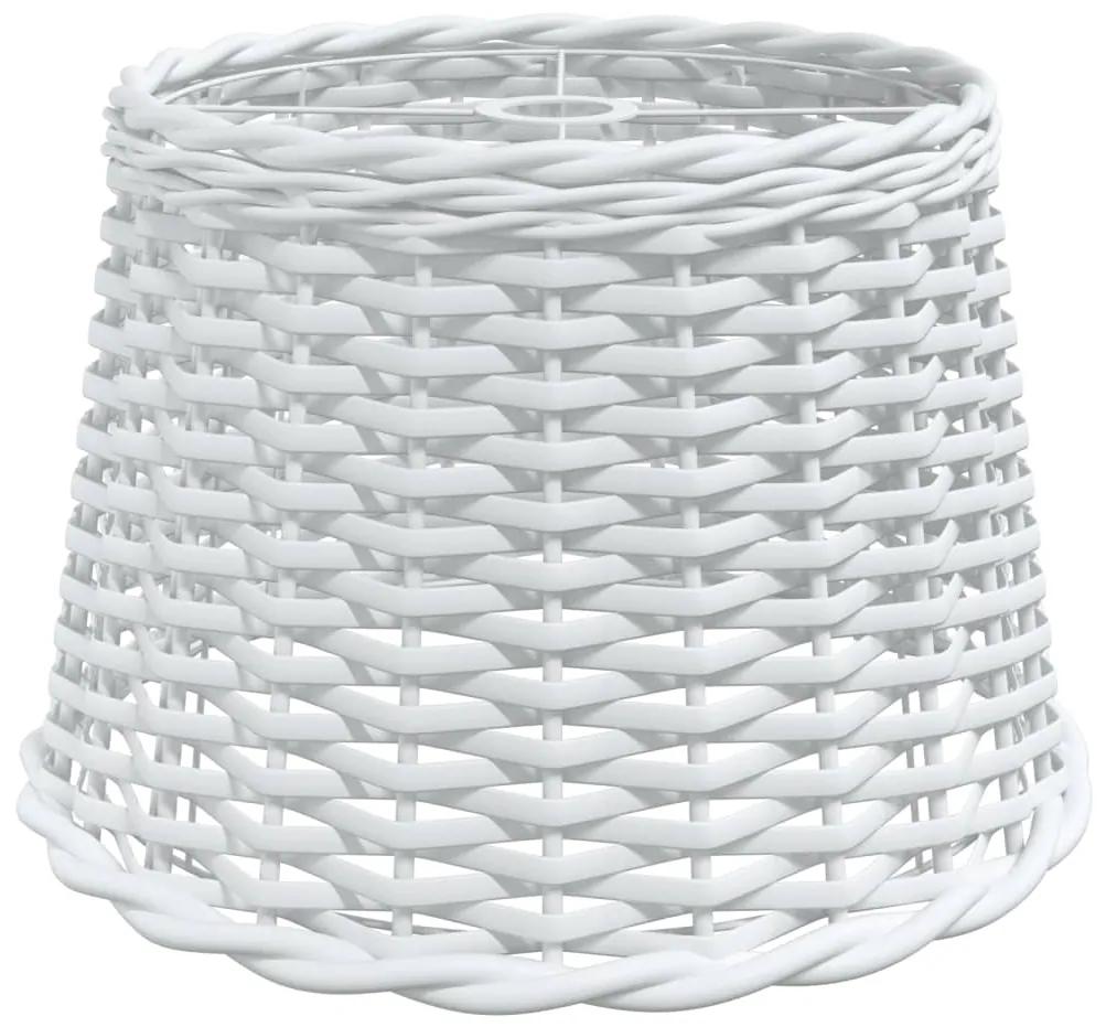 vidaXL Καπέλο Φωτιστικού Οροφής Λευκό Ø40x26 εκ. από Wicker