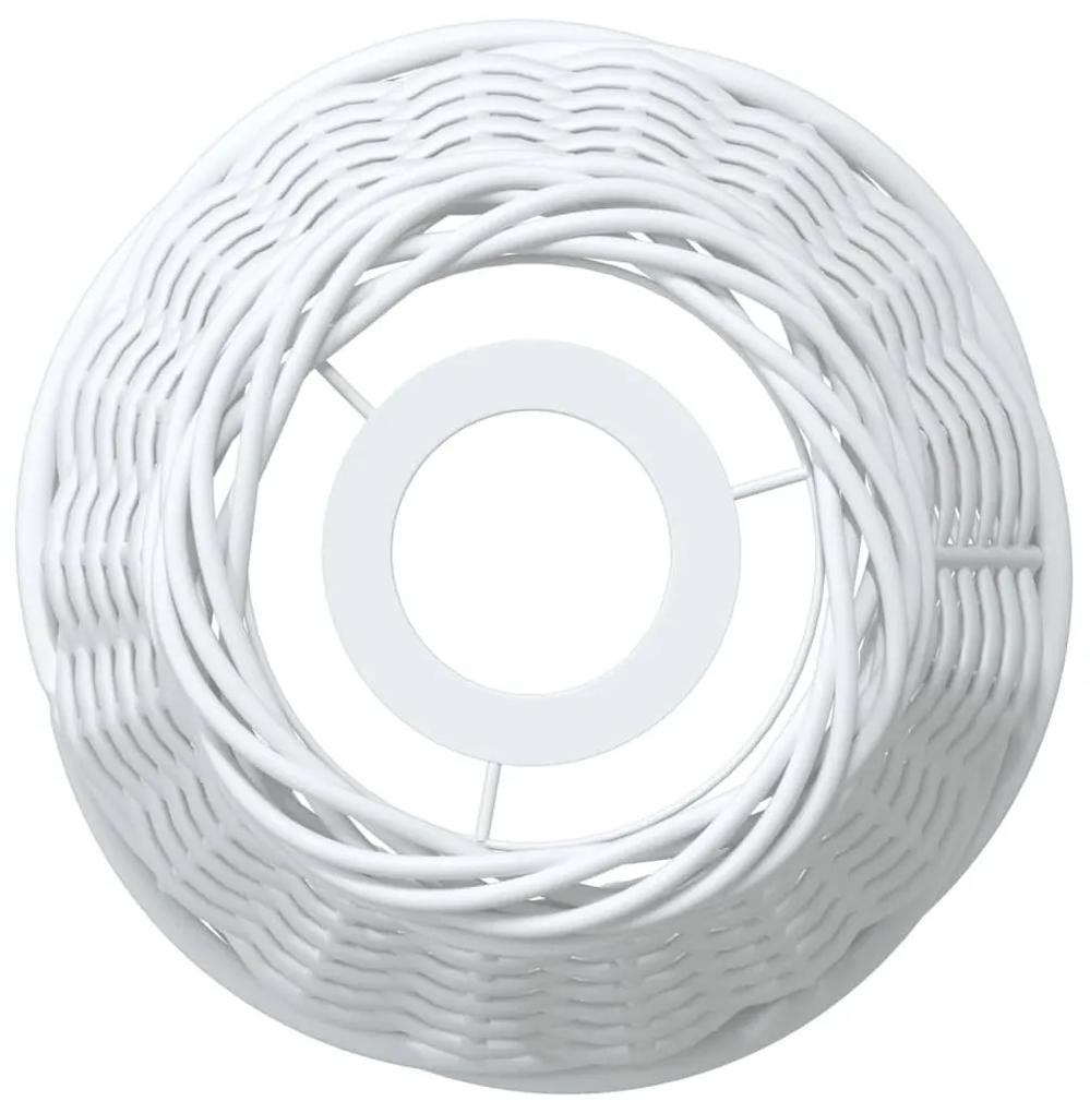 Καπέλο Φωτιστικού Οροφής Λευκό Ø15x12 εκ. από Wicker - Λευκό