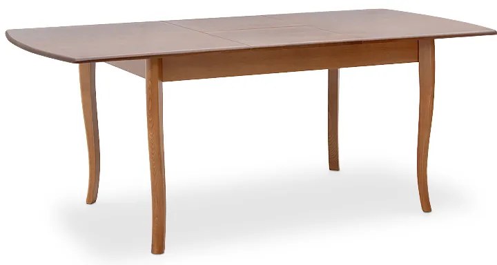 Τραπέζι Belfast Megapap μασίφ ξύλο-MDF επεκτεινόμενο χρώμα καρυδί 150/200x89x78εκ.